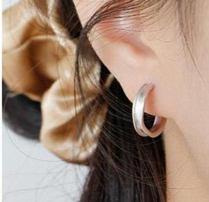 SHANICE 925 Sterling Silver Hoop Earrings for Women