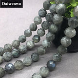 Gray Labradorite Bead 6-10mm Faceted Natural Stone DIY