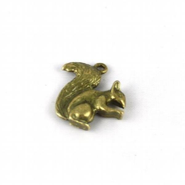 60PCS Bronze Squirrel Charm A20244B