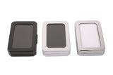 Gemstone Storage Box Loose Diamond Display Case Metal Jewelry Display Box