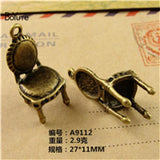 BoYuTe 25*13MM Charms Chair Sofa Pendant