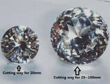 20~100mm Loose AAAAA Round Cut Sapphires Stone Synthetic Gems For Jewelry