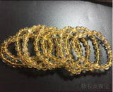 Titanium Crystal Blonde Bracelet Single Circle Yellow Hair Crystal