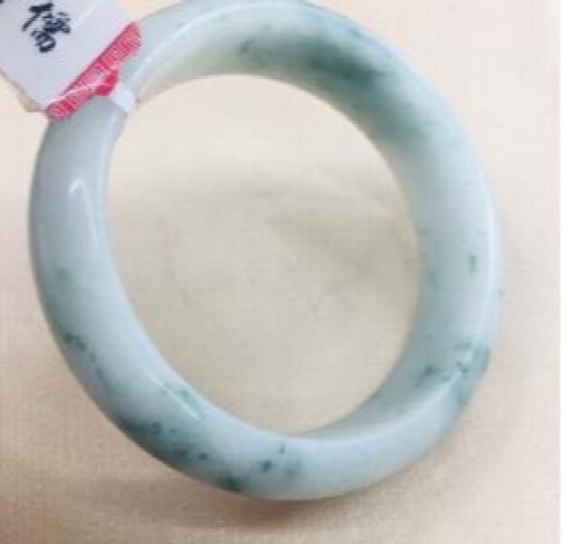 Natural Jadeite Bracelet - 54-62mm, Noble Floating Flower, Female Jade Bracelet