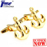 TZG03244-2 Anchor Cufflink Cuff Link 2 Pairs