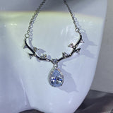 Heart Shape Diamond Pendant Necklace for Women Anniversary Party
