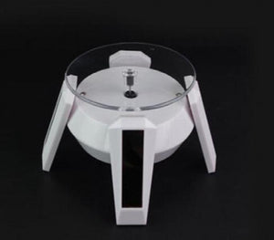 Solar Rotary Display Stand Turntable Jewelry Plate Deisgner Showcase