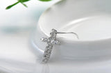 CZ Silver Pendant Necklace 925 Sterling Silver Choker Statement Necklace