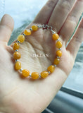 Aragonite Crystal Bead 925 Silver Bracelet Jewelry Gift Women