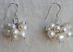 Freshwater Pearl Dangle Earrings Wedding Birthday Women Gift