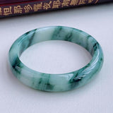 Zheru Jewelry Natural Burmese Emerald Flower Bracelet for Mom