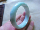Zheru Jewelry Natural Burmese Light Emerald Bracelet 54-64mm