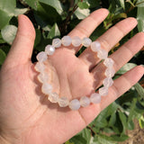 Natural Agate Bracelet Diamond Shape Faceted Beads Healing Stone Jewelry