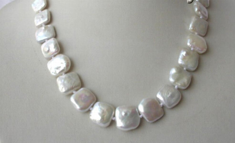 Stunning 14mm Baroque Pearl Necklace