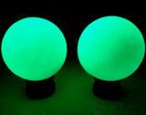 60MM Natural Quartz Crystal Glow Calcite Stone for DIY Jewelry
