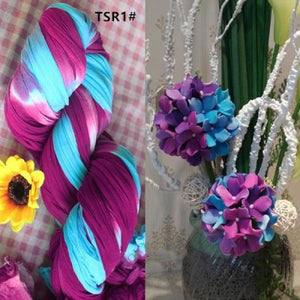 5pcs Gradient Tensile Nylon Stocking DIY Flower Material Wedding