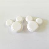 50pcs Acrylic Solid Mouse Beads for Chunky Kids Necklace Making/Design