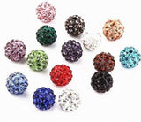 100pcs/lot Rhinestone Disc Beads for Bracelet Necklace Making