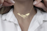 Personalized Mermaid Necklace - Name Necklace - Stainless Steel