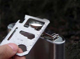10PCS 11-in-1 Stainless Steel Card Tool Pocket Knife