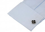 Sunnylink Men's Four-leaf Clover Cufflinks L1105 18mm
