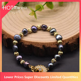 Freshwater Pearl Bracelet Copper 18k Plated GB0949