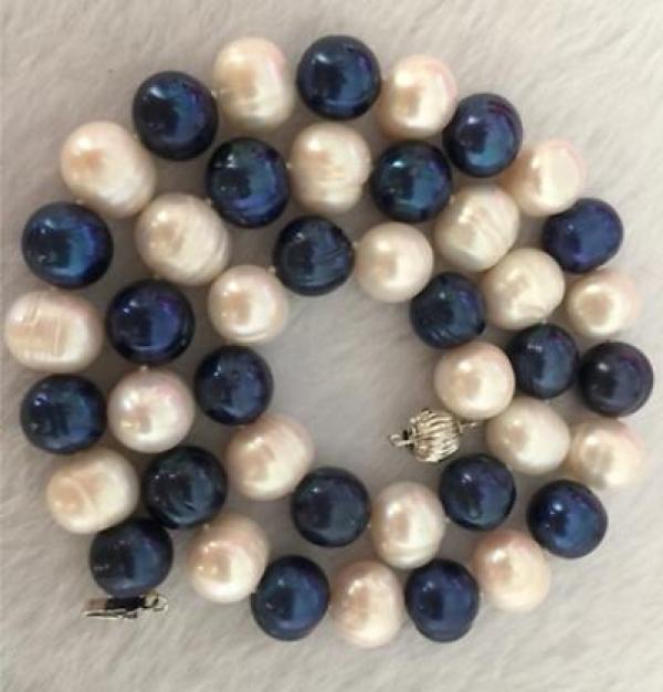 9-10mm South Sea Multicolor Pearl Necklace 18in