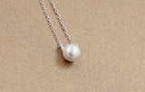Sterling Silver Cat Pearl Necklaces & Pendants for Women