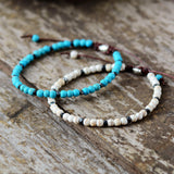 Boho Beaded Braided Bracelet 4mm Couples Jewelry