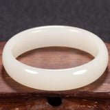 Natural Hetian Jade Bracelet Princess Jewelry Gift for Mom and Girlfriend