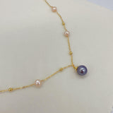 Arrival Babysbreath Pearl Pendant Necklace 18K Plated Jewelry