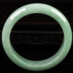 Zheru Jewelry Green Burmese Jadeite 54-64mm Bracelet