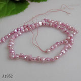 Pink Freshwater Pearl Bead String 3-4mm Loose Jewelry