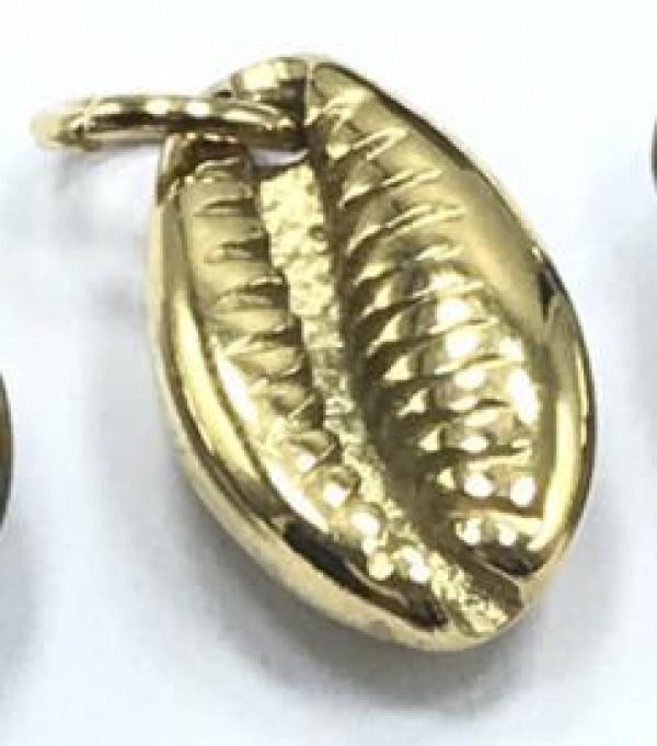 4pcs Stainless Steel Shell Pendant Charms DIYJewelry Sea Items