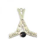 10pcs/lot Hockey Rhinestone Pendants For Necklace