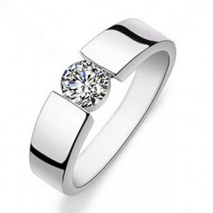 Zircon Stone Men's Ring - Wedding Jewelry