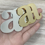 Custom Name Heart Stud Earrings Stainless Steel Plated Personalized Jewelry