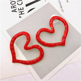 Exaggerated Love Stud Earrings