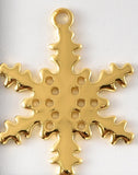 21MM Snowflake-Shaped DIY Jewellery Accessories Necklace Earrings Pendant
