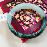 Zheru Jewelry Natural Jadeite Bracelet Double 54-62mm