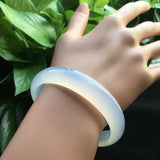 Zheru Jewelry Natural Agate Chalcedony 54-62mm Bracelet Princess Jewelry