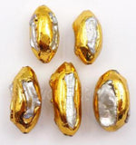 Metal Plated Freshwater Pearl Spacer Beads Jewelry Finding