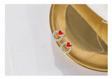 925 Sterling Silver Round Earrings for Women Statement Jewelry