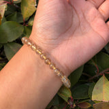 Fengbaowu Rutilated Quartz Bracelet Crystal Healing Stone High Women Jewelry