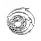 10Pcs 15-50mm Stainless Steel Earrings Hooks Base Ear Ring DIY Dangle Jewelry