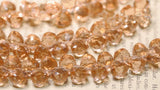 5pcs AA Orange Quartz Faceted Loose Beads for DIY Jewelry Making