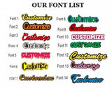 Lateefah Vertical Name Rings for Women