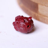 5A Cinnabar Dragon Necklace Pendant Bead DIY Jewelry Material