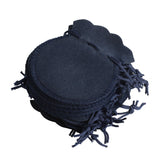 100pcs Mix-Color Round Velvet Drawstring Ring Jewelry Bag & Pouches