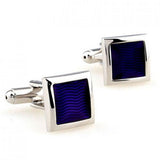 5 Pairs Silver Tone Men's Cufflinks Set Business Wedding Formal Dress Shirt